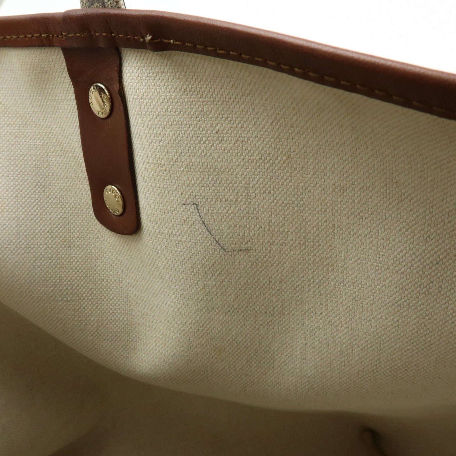 Gucci Tote Bag - Brown, GG Supreme Leather