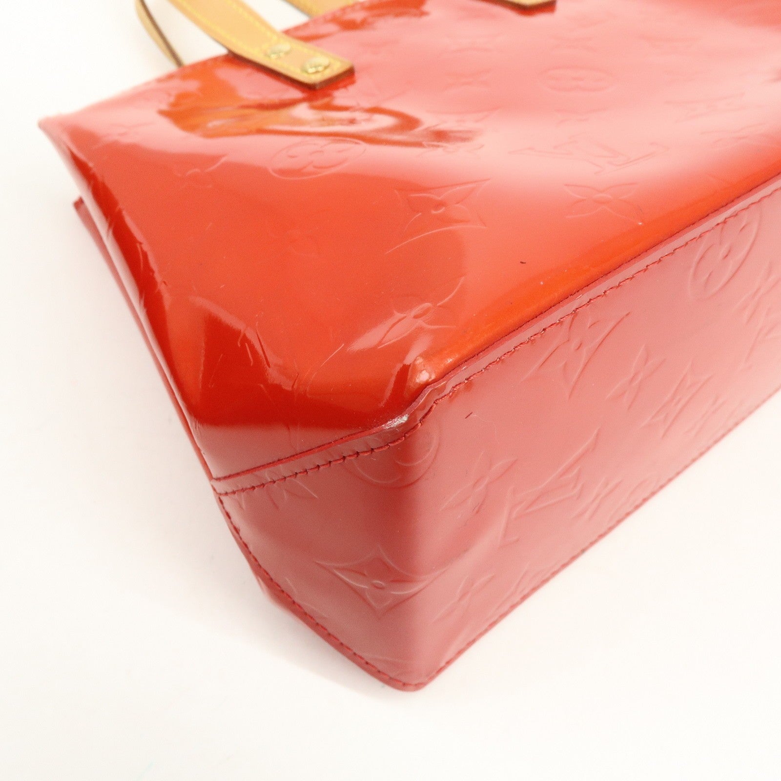 Louis Vuitton Monogram Vernis Lead PM Hand Bag - Rouge, Vernis Leather 