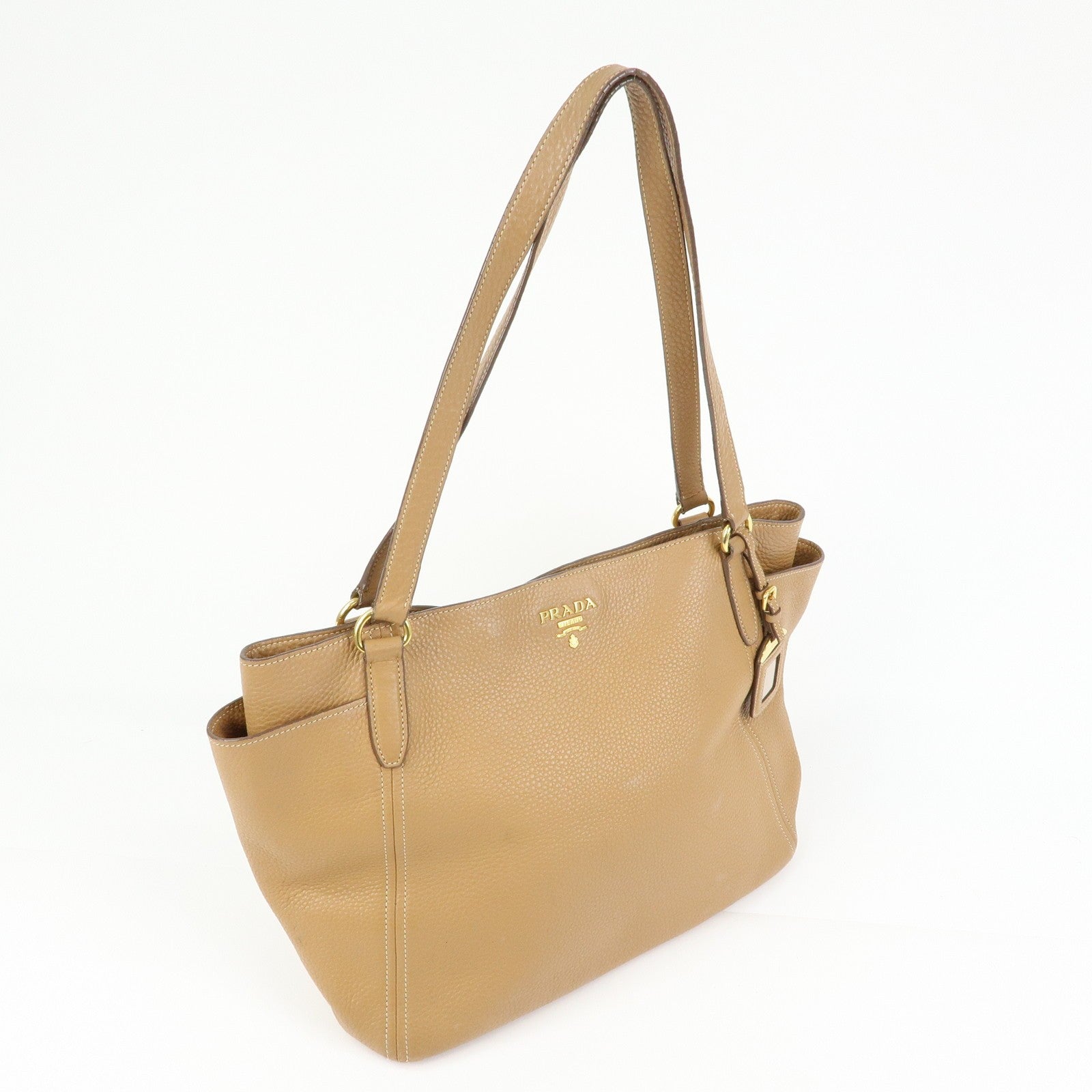 Prada Vitello Daino Tote Bag - Brown, Leather