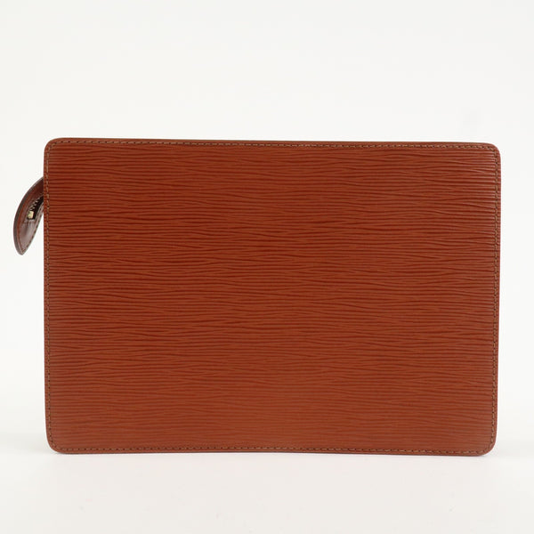 Louis Vuitton Epi Pochette Homme Clutch Bag - Kenya Brown, Epi Leather 