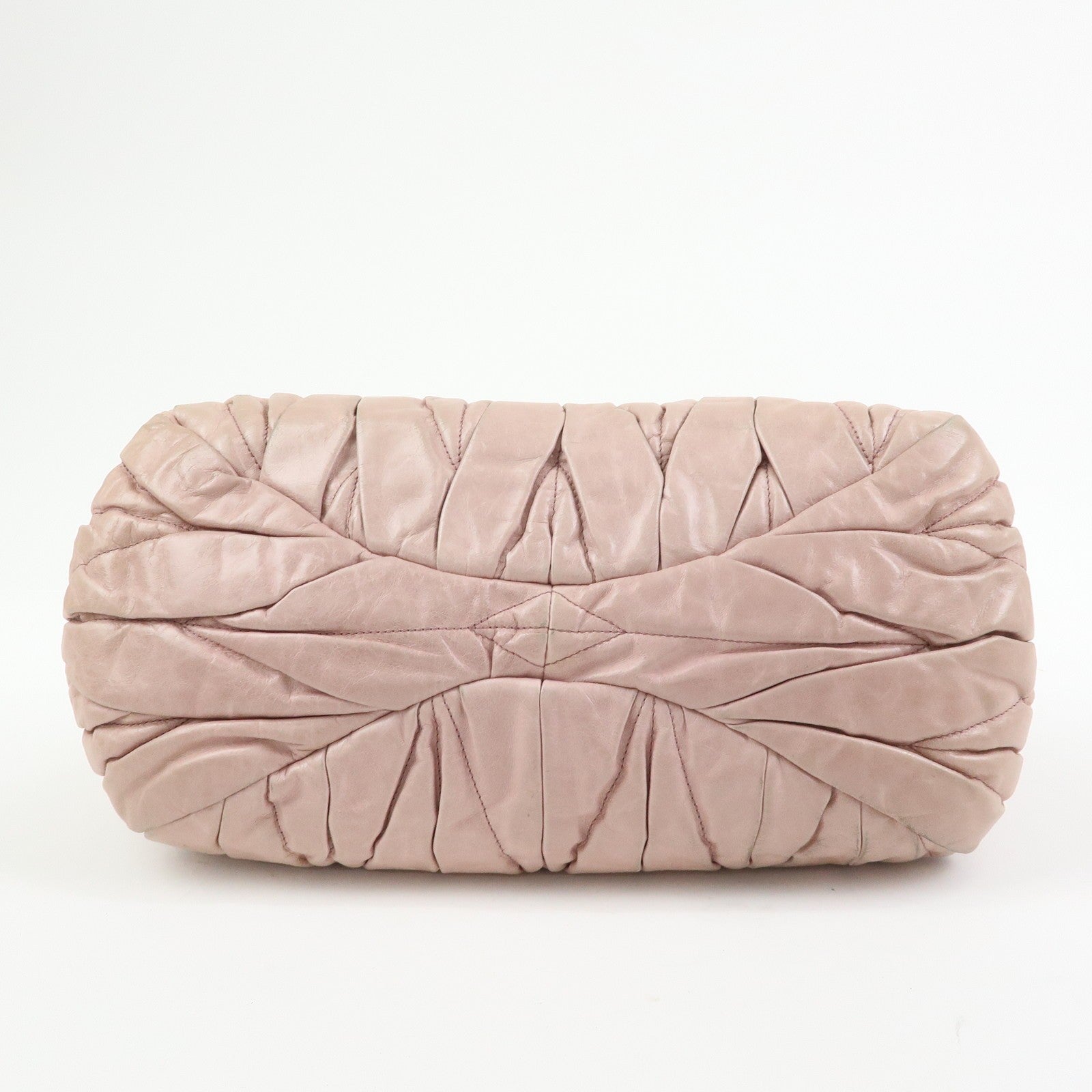 Miu Miu Matelasse 2Way Bag - Pink Beige, Leather