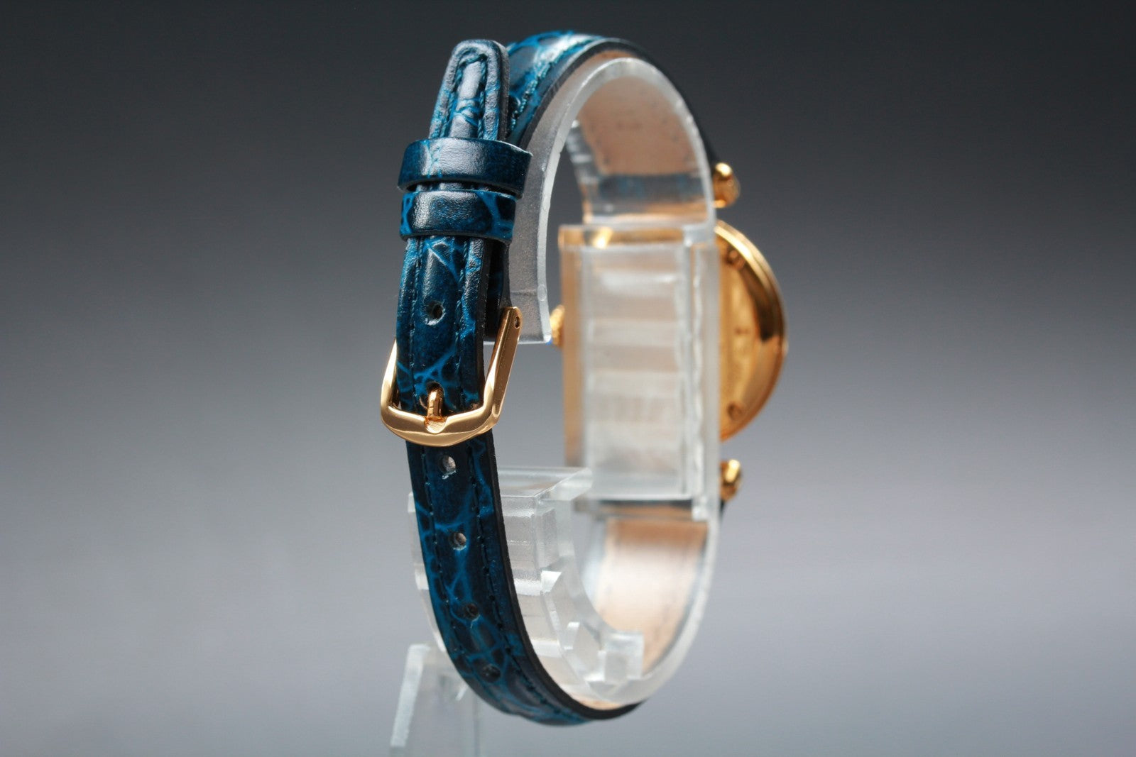 Cartier Must Colisee Vermeil 2410 Watch - Gold Blue, Stainless Steel