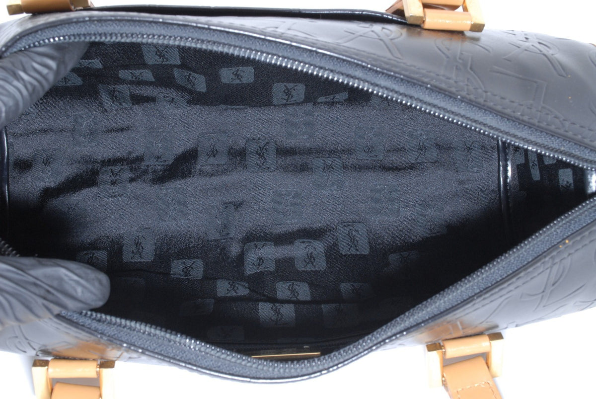Saint Laurent Yves Saint Laurent Hand Bag - Black Brown, Leather