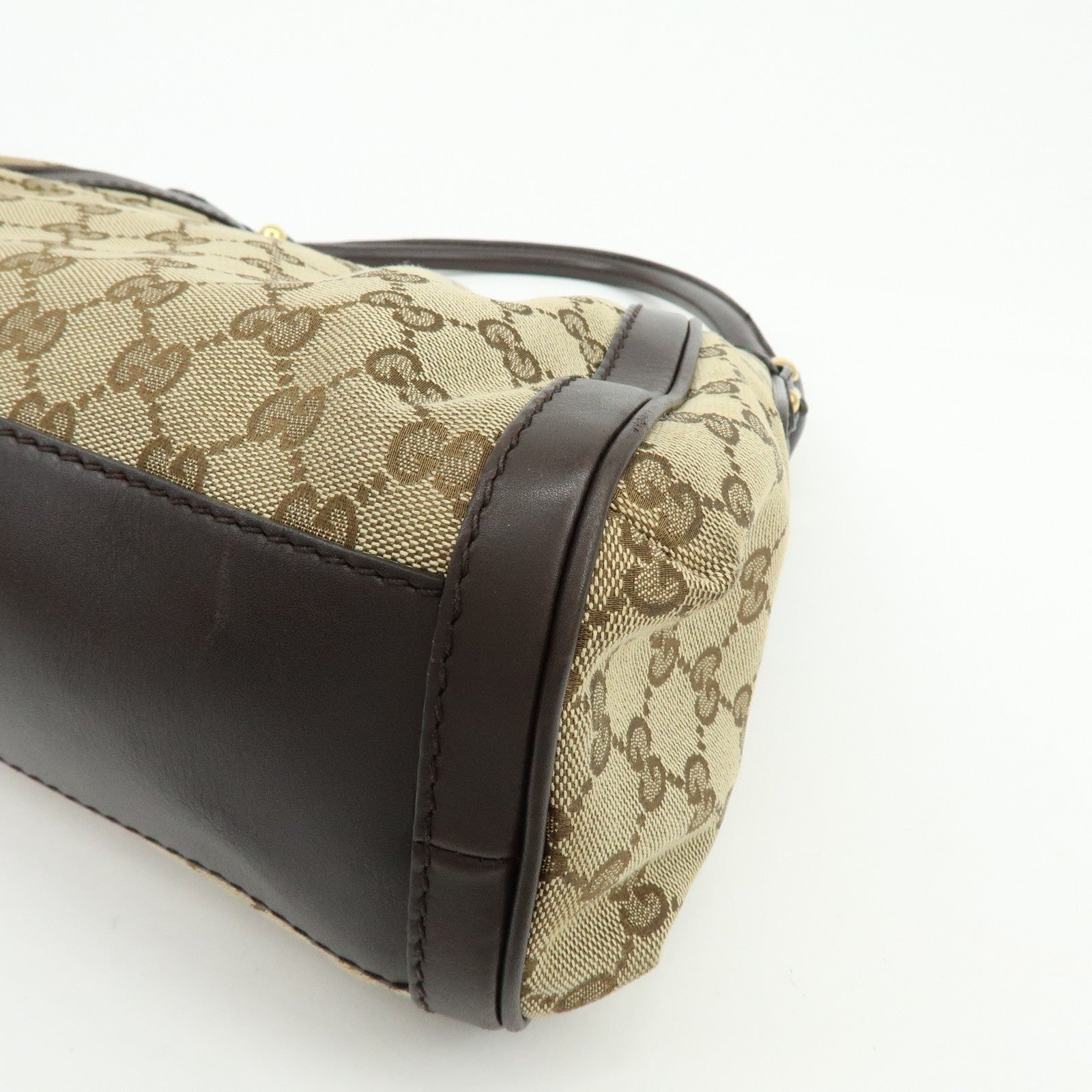 Gucci Shoulder Bag - Beige, Canvas and Leather