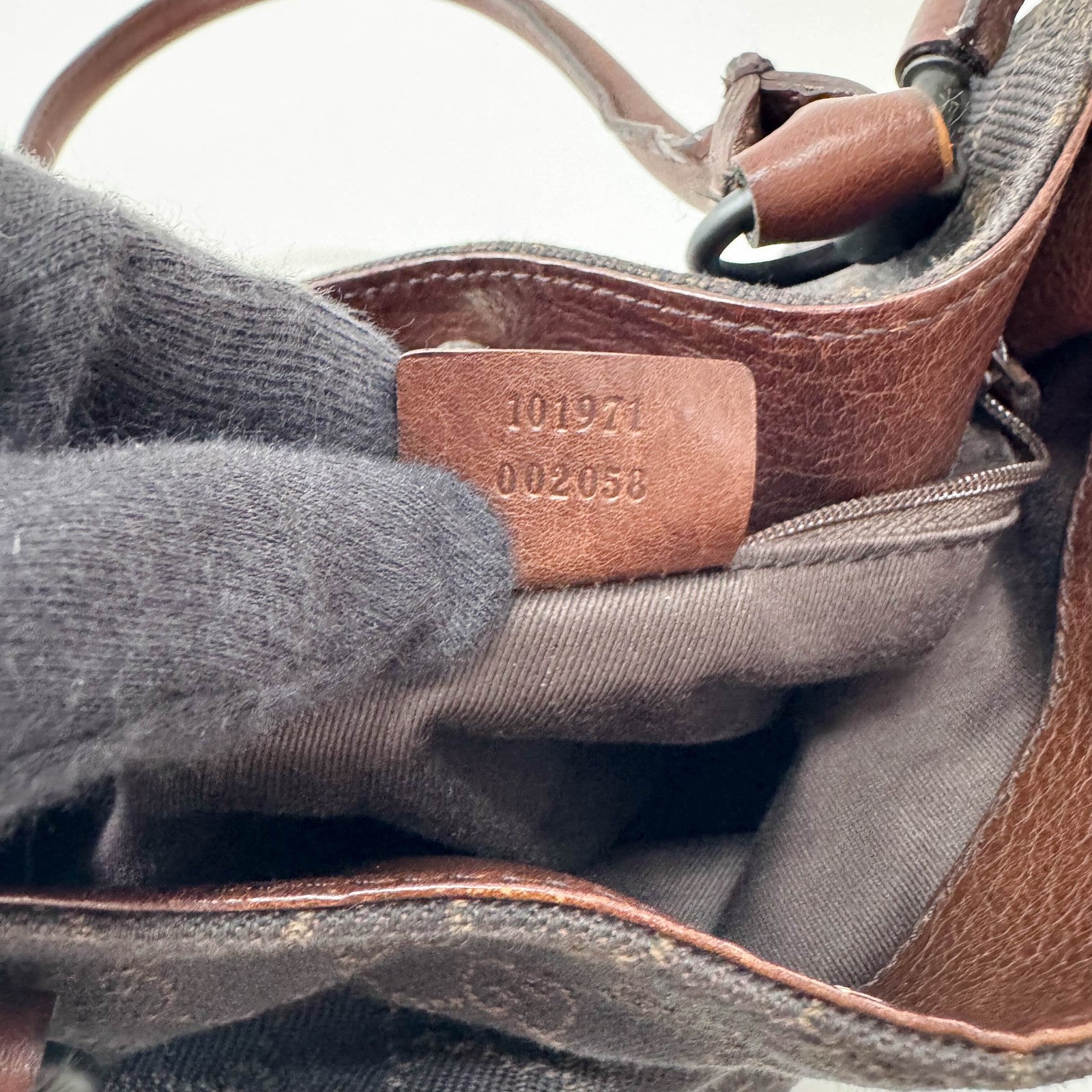 Gucci Horsebit Shoulder Bag - Brown, Canvas
