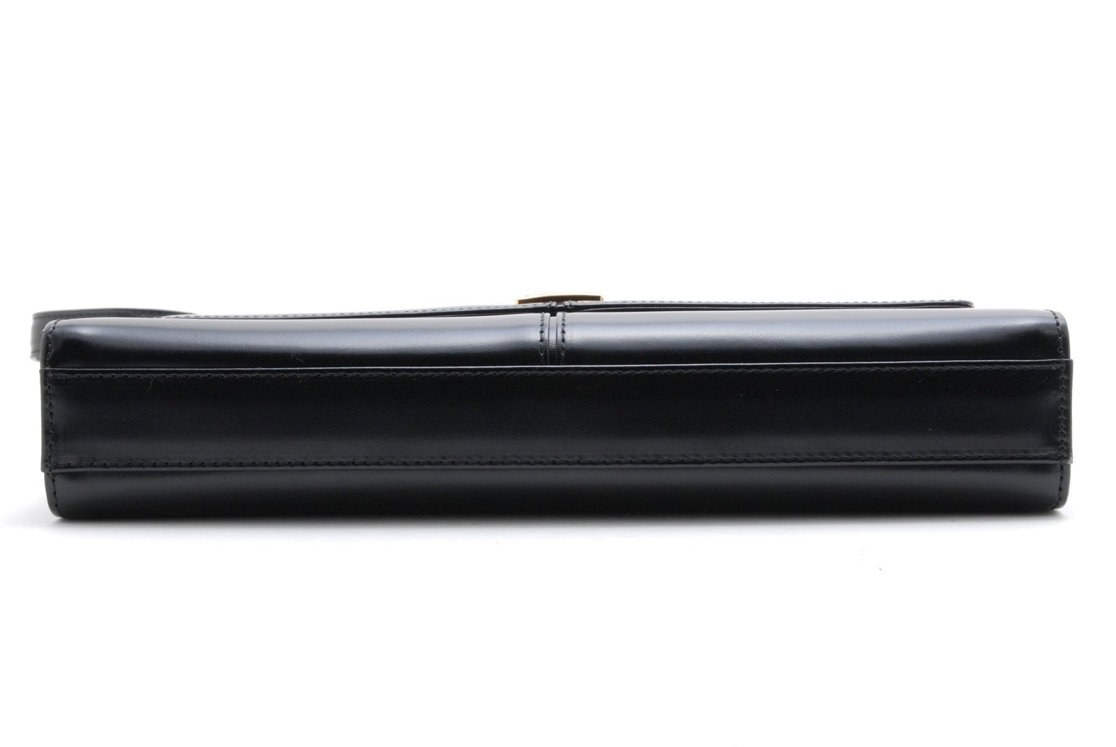 Saint Laurent Logo Shoulder Bag - Black, Leather