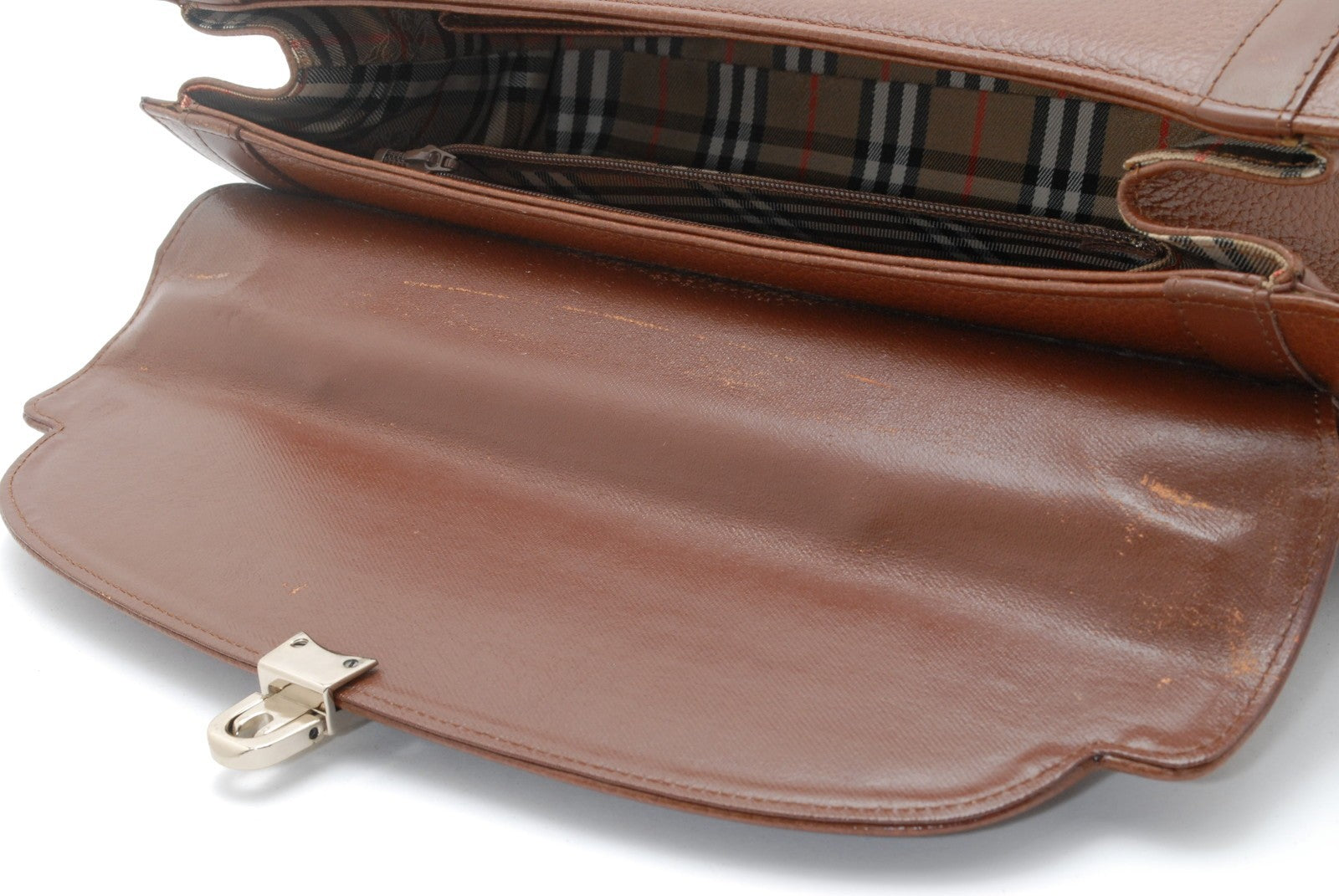 Burberry Barrel Bag Handbag - Brown, Leather