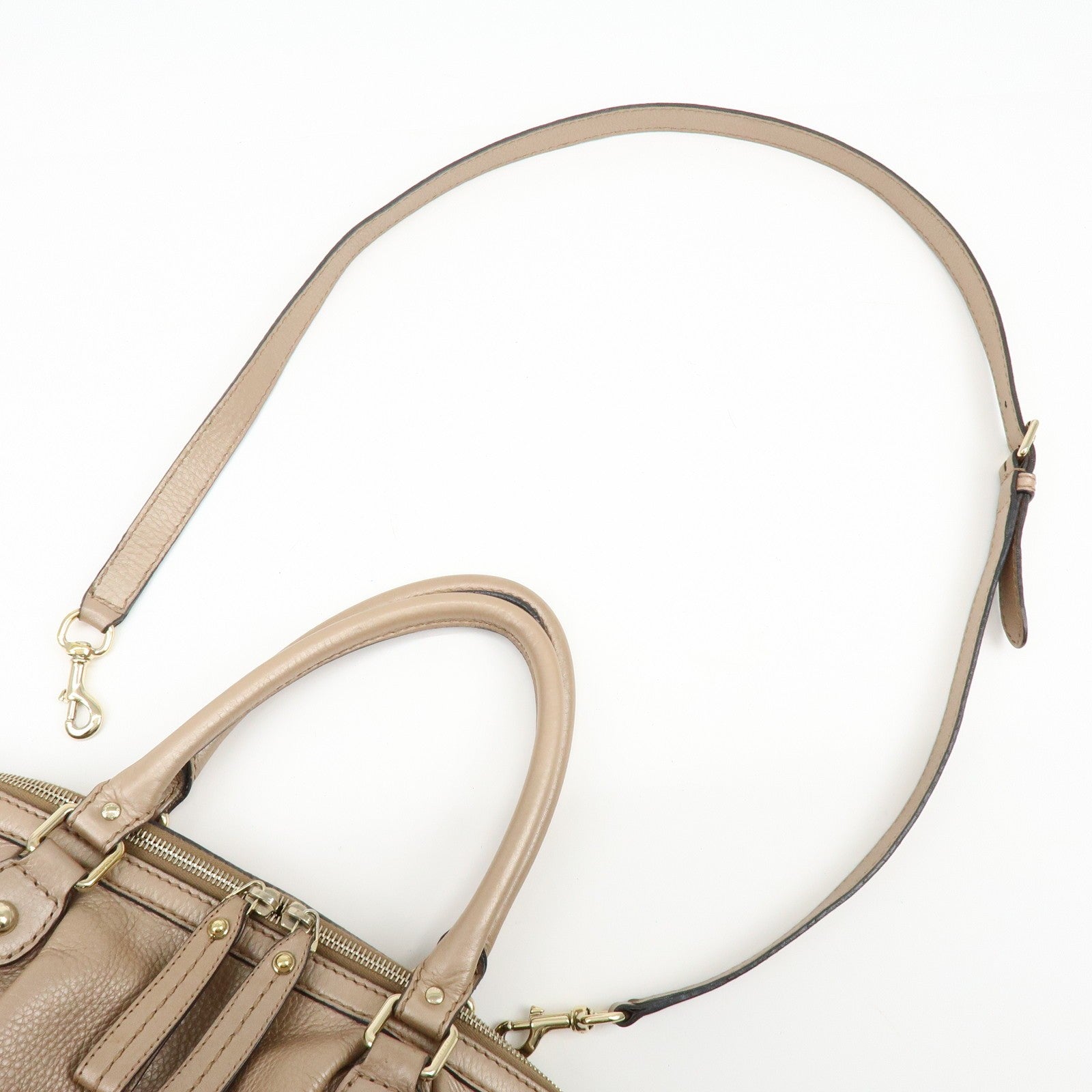 Gucci 2Way Bag - Champagne Gold, Leather