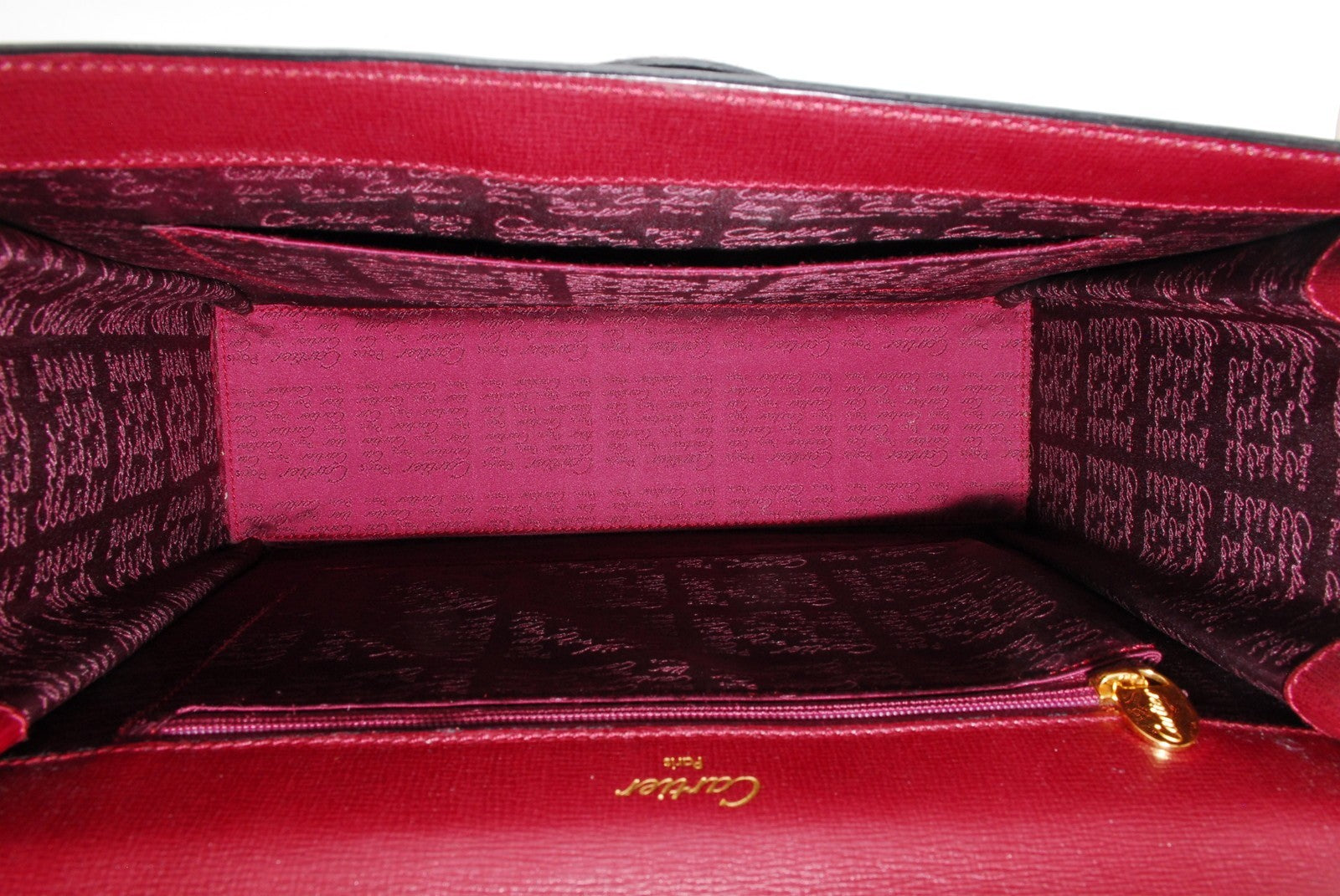 Cartier Must de Cartier Hand Bag - Bordeaux, Leather