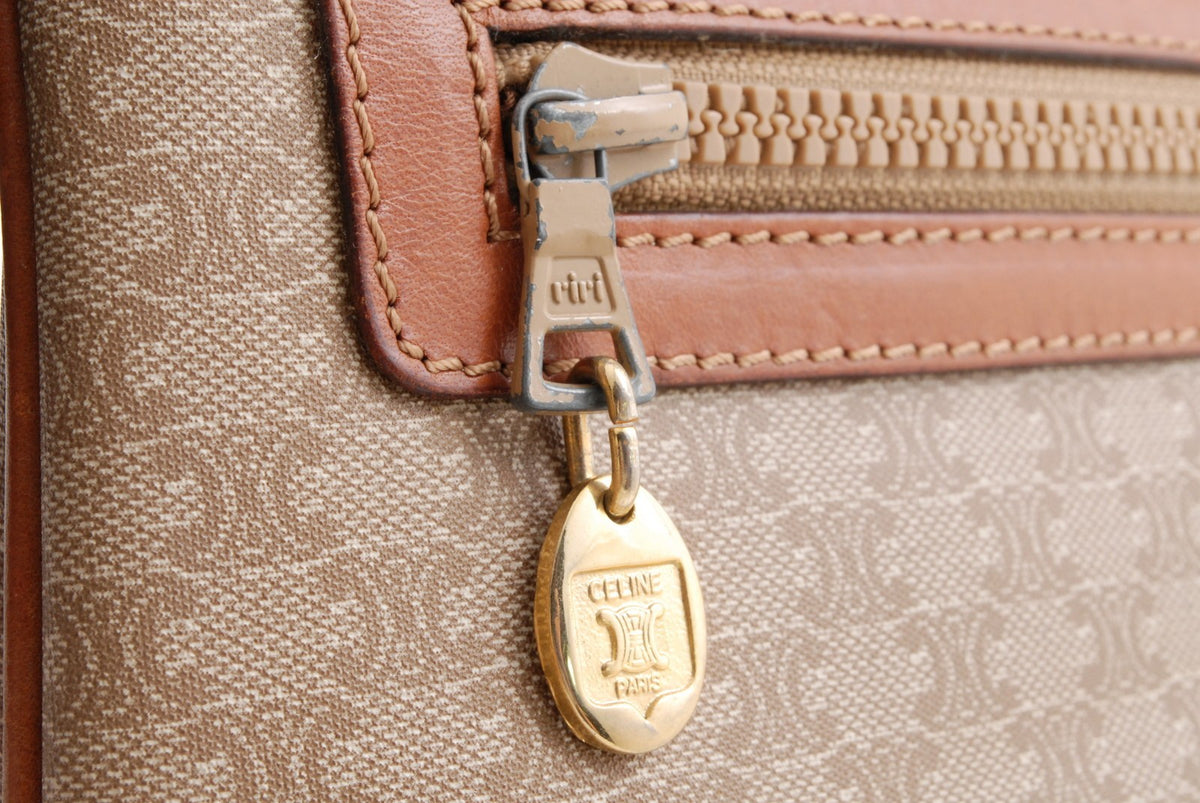 Celine Macadam Clutch Bag - Beige, PVC