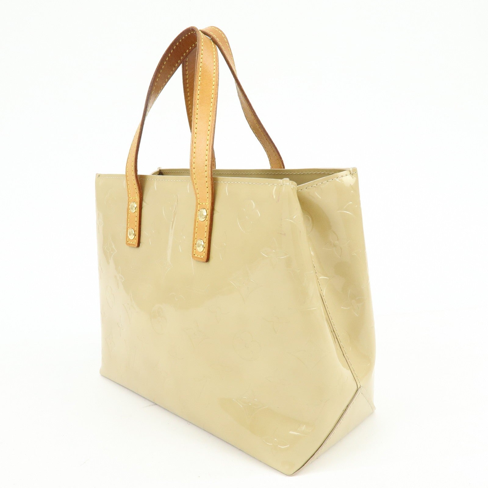 Louis Vuitton Hand Bag - Beige, Vernis Leather