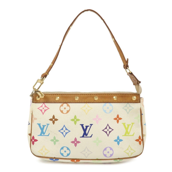 Louis Vuitton Monogram Multicolor Pochette Accessoires Blanc