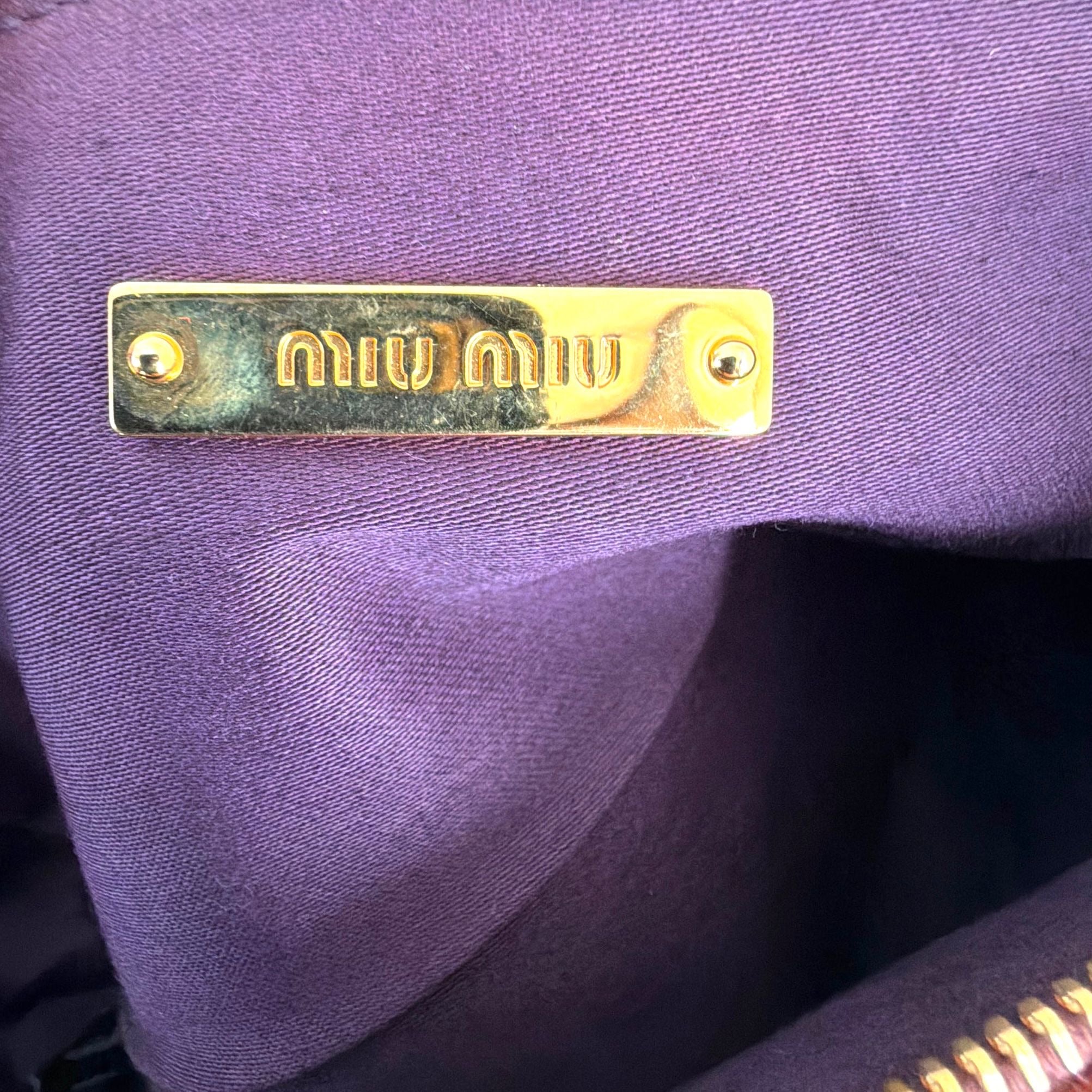 Miu Miu Croco Clutch