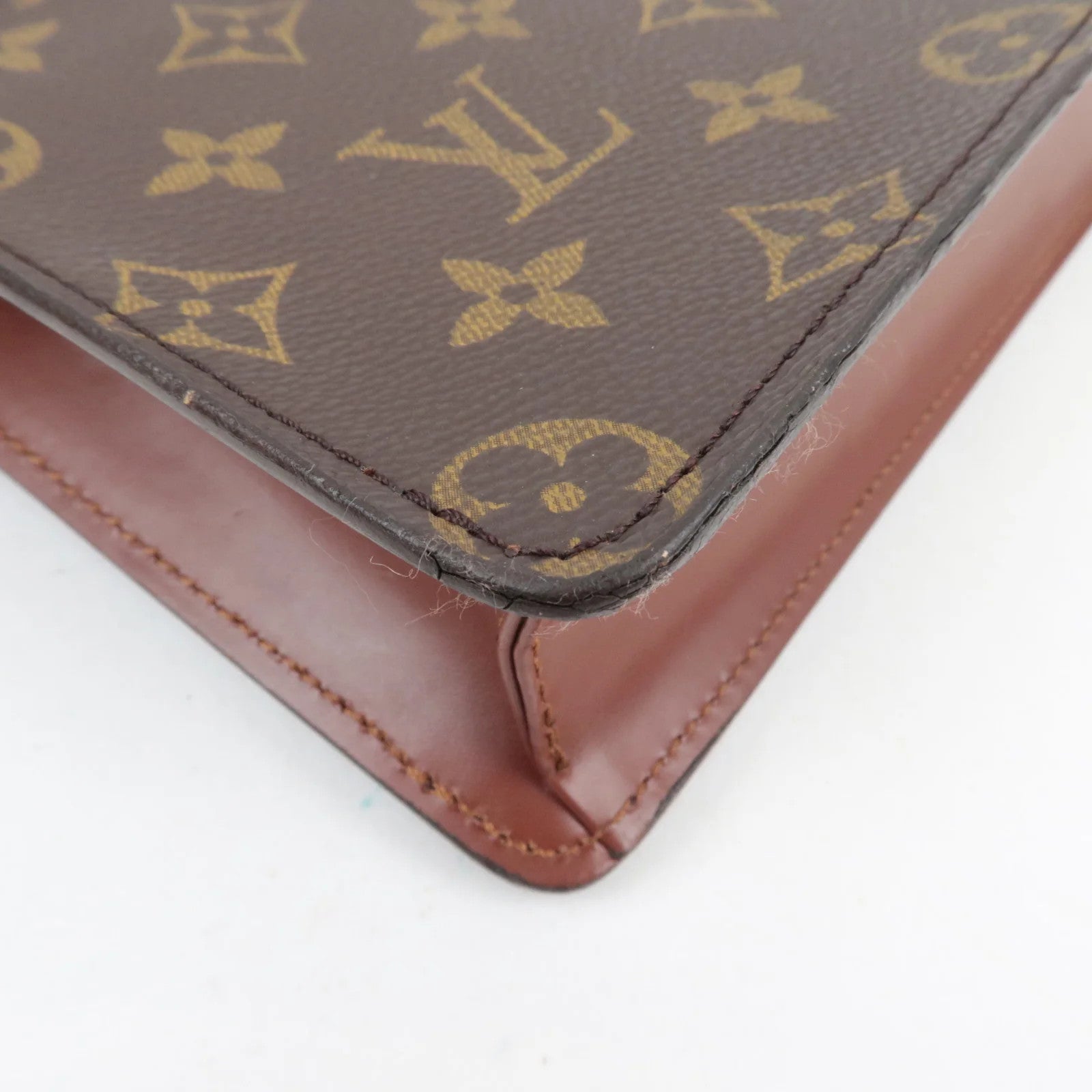 Louis Vuitton Monogram Pochette Homme Clutch Bag - Monogram, Canvas, Leather