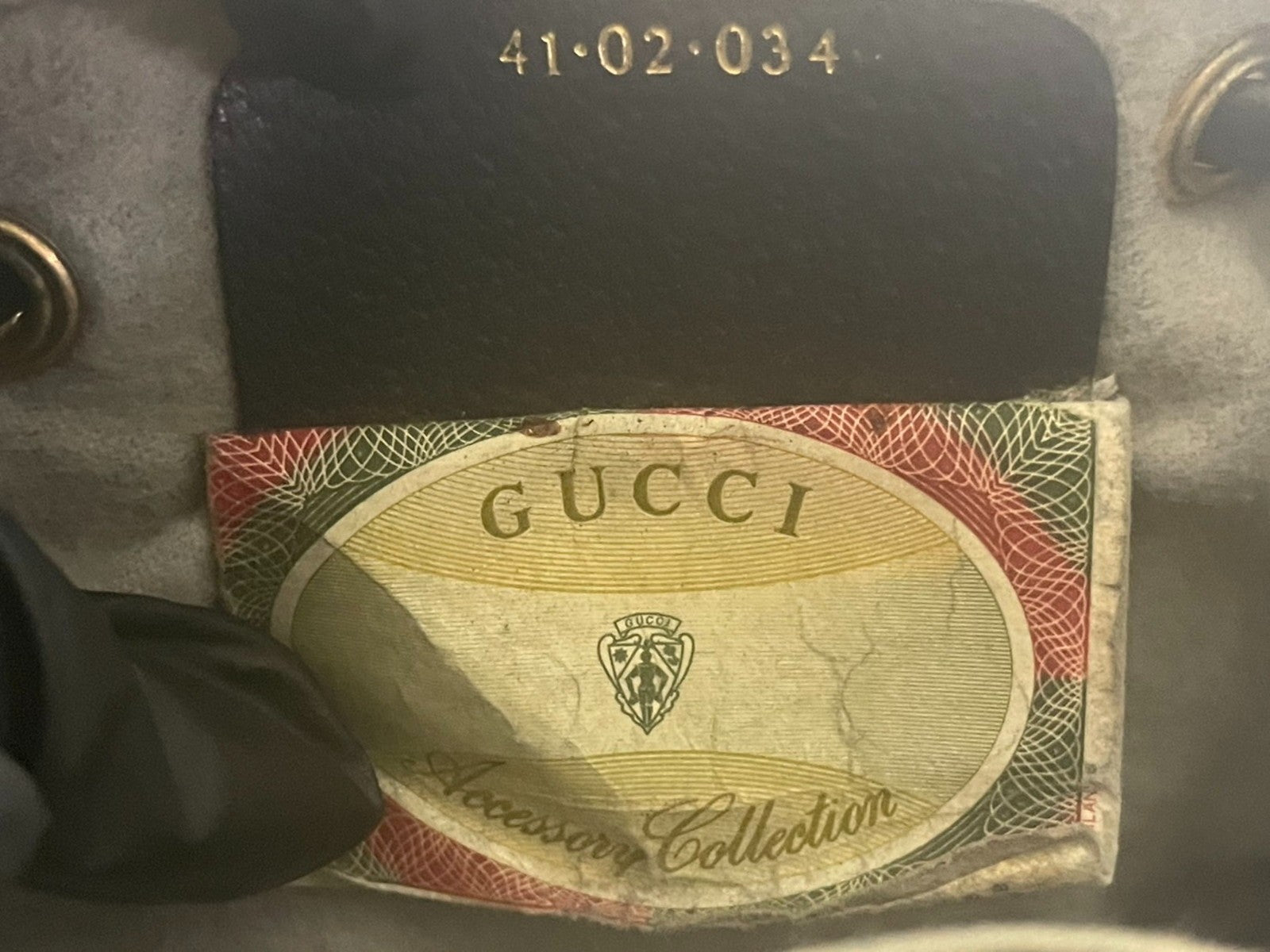 Gucci Sherry Line GG Shoulder Bag - Navy, Leather