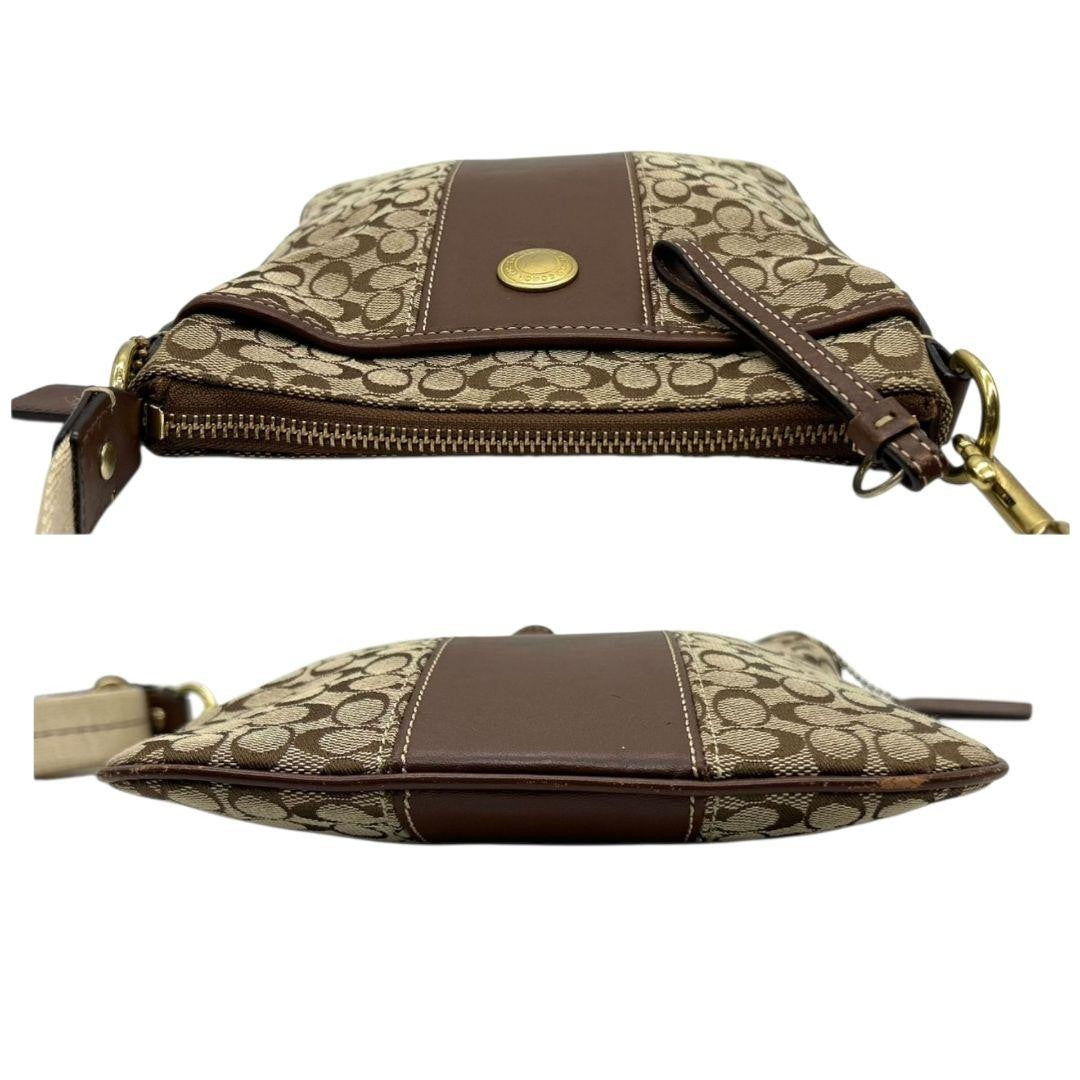 Coach Shoulder Bag - Brown, Canvas