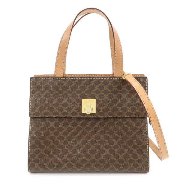 Celine Macadam 2Way Bag - Brown, PVC Leather