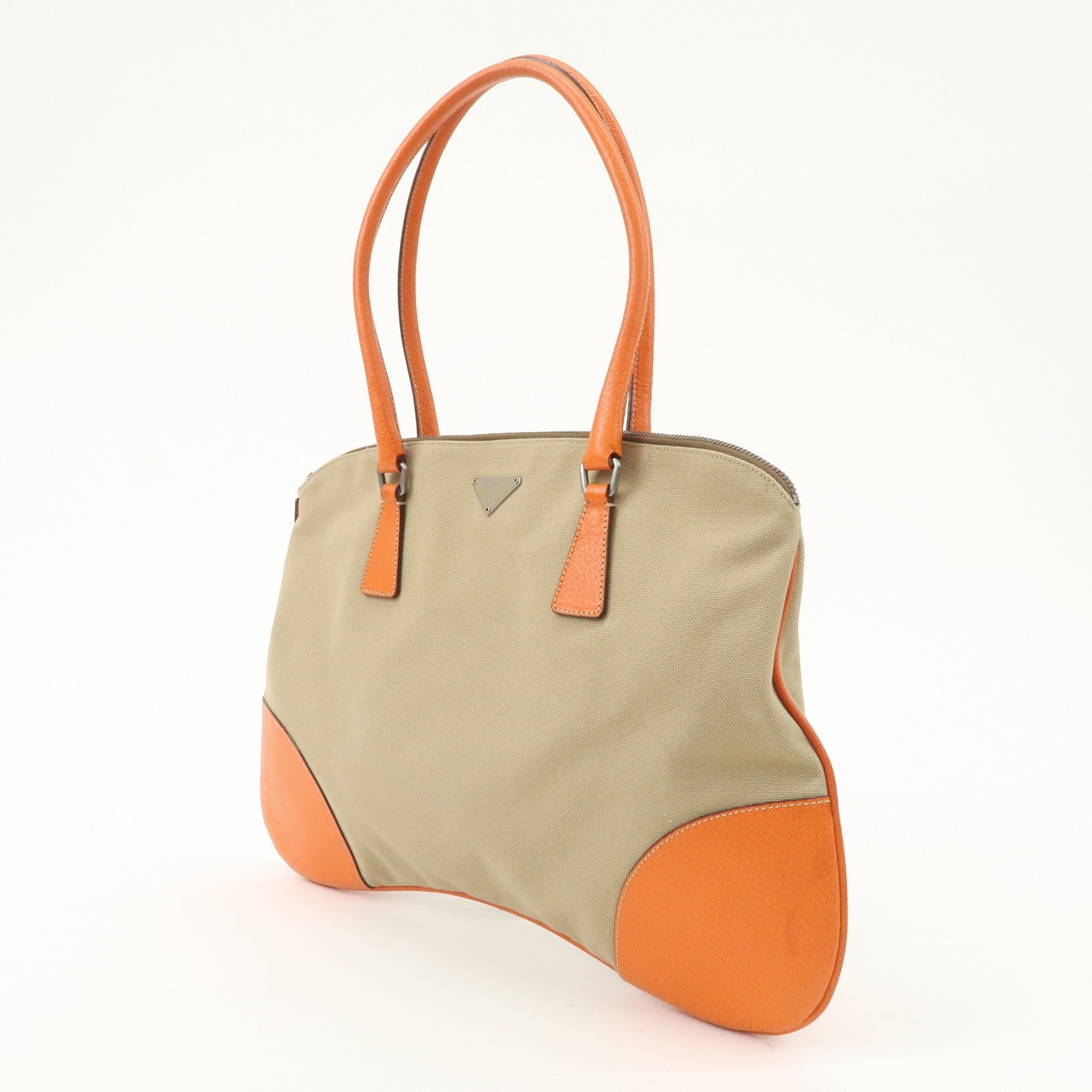 Prada Handbag - Beige, Canvas