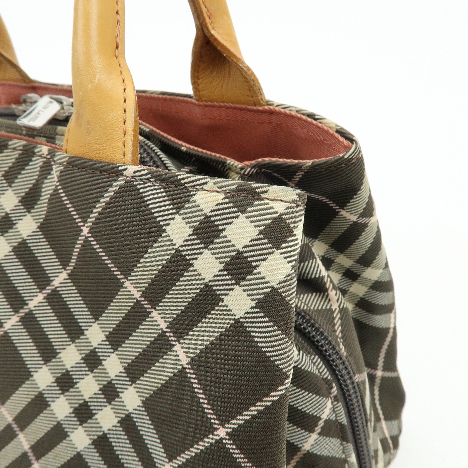 Burberry Blue Label Tote Bag - Brown, Nylon and Leather