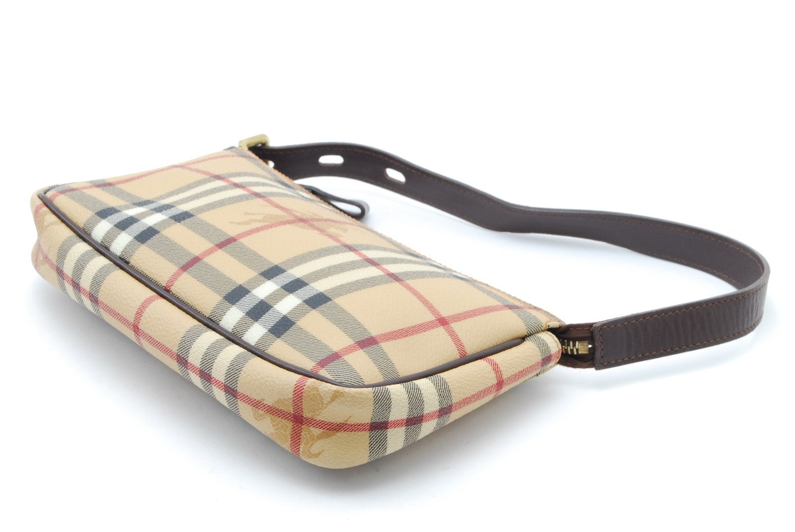Burberry Nova Check Shoulder Bag - Beige, Canvas and Leather
