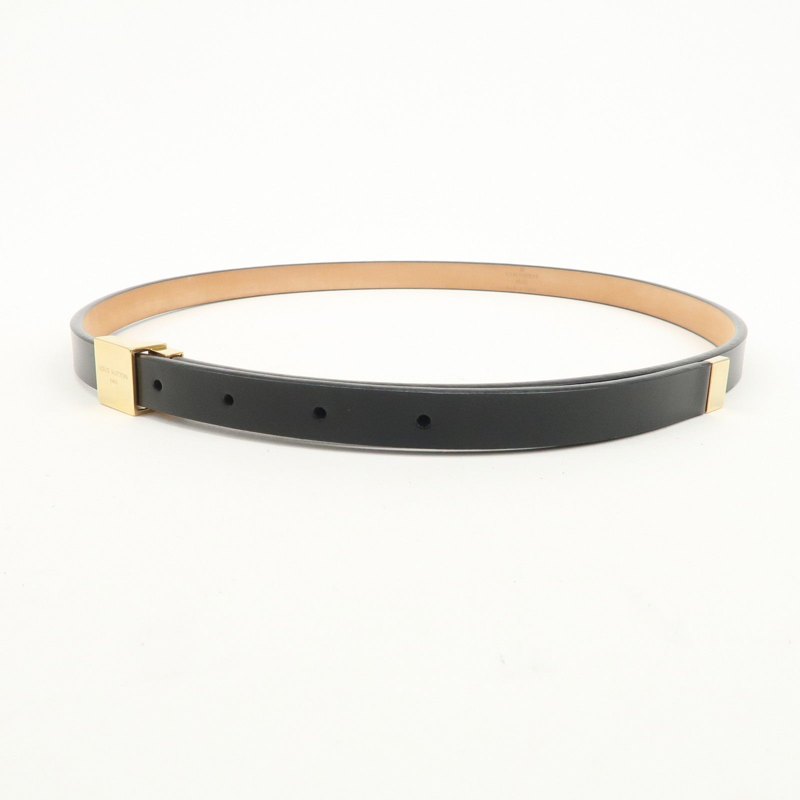 Louis Vuitton Ceinture Carre Belt - Black, Leather
