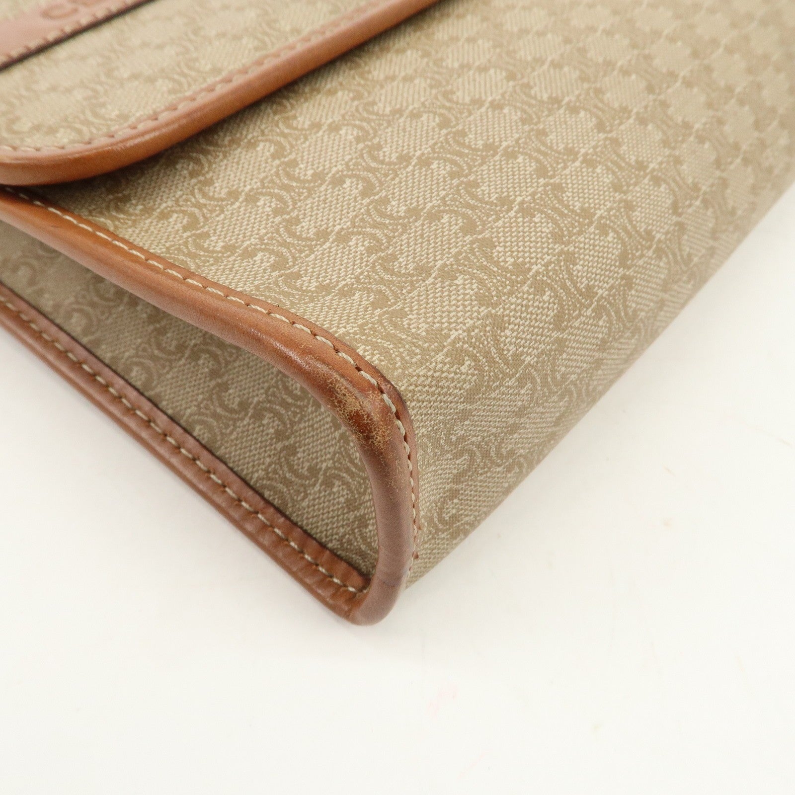 Celine Macadam 2Way Shoulder Bag - Beige, Leather