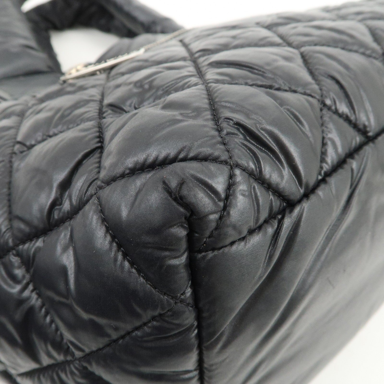 Chanel Coco Cocoon PM Tote Bag - Black, Nylon Leather