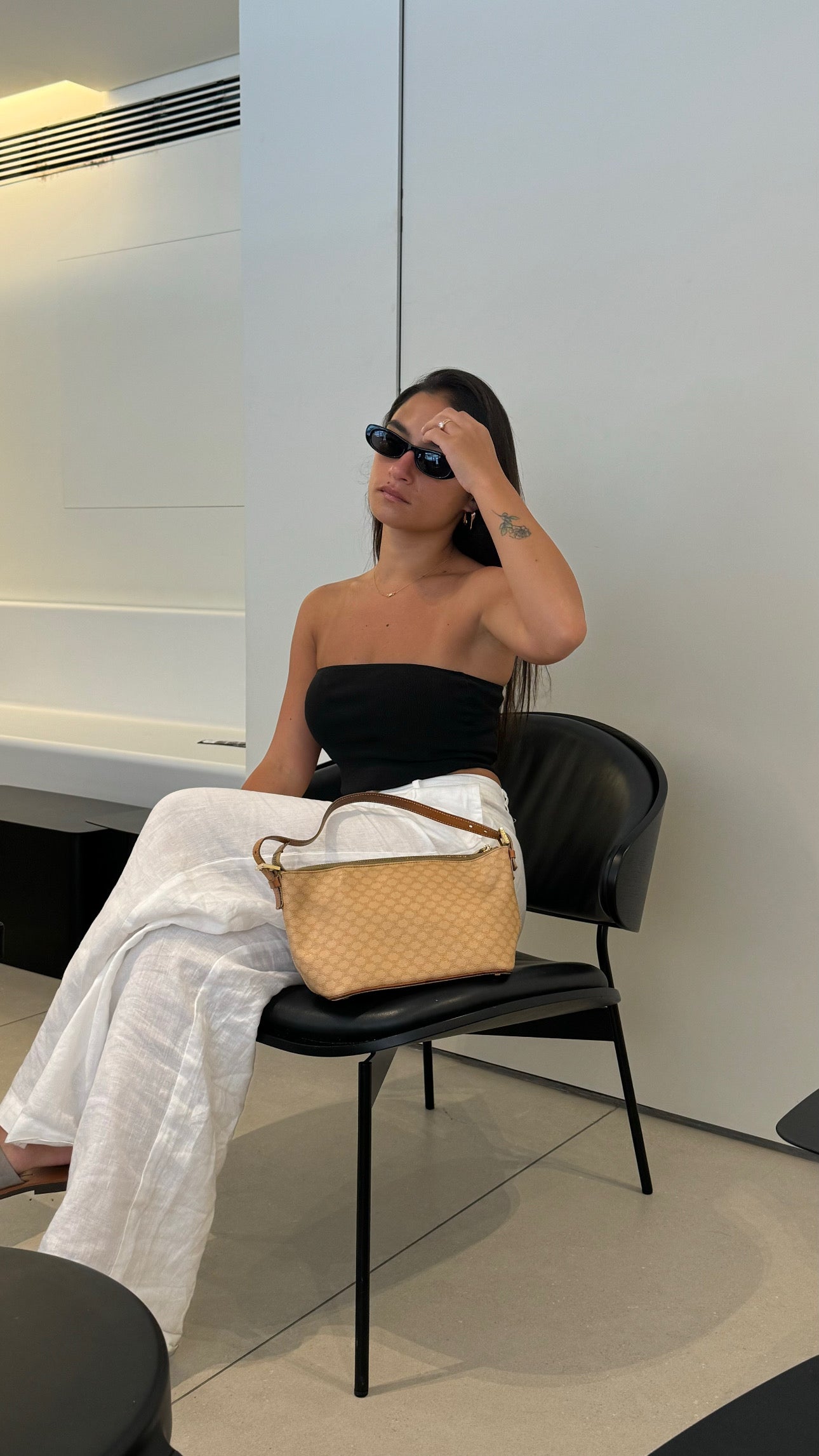 Celine Macadam Triomphe Shoulder Bag
