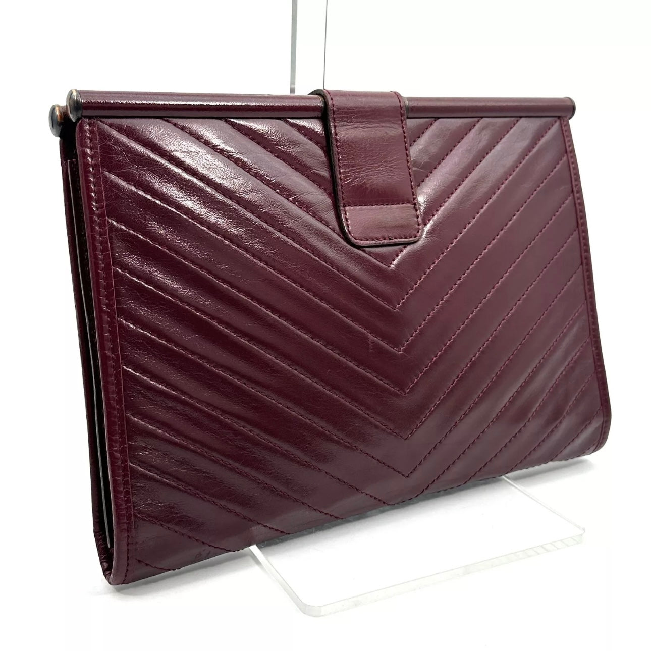 SAINT LAURENT Clutch Leather bag