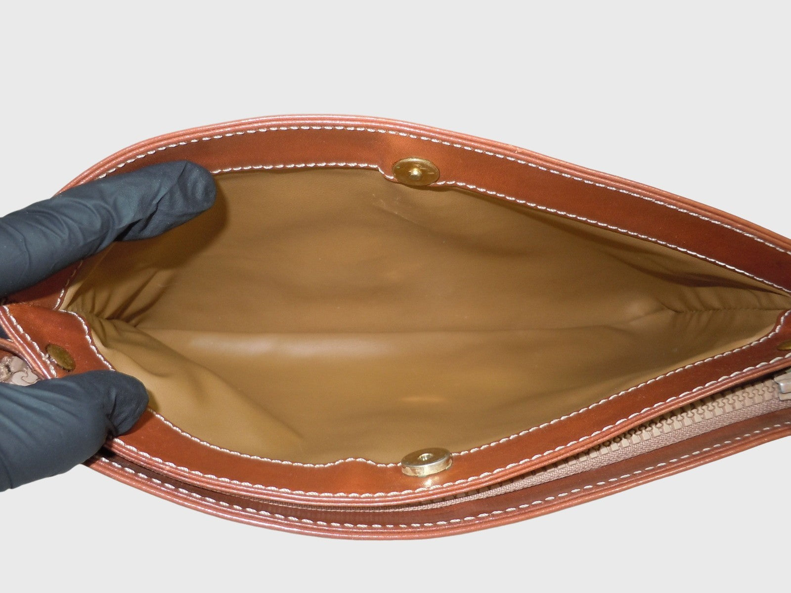 Celine Macadam Clutch Bag - Beige, PVC Leather 