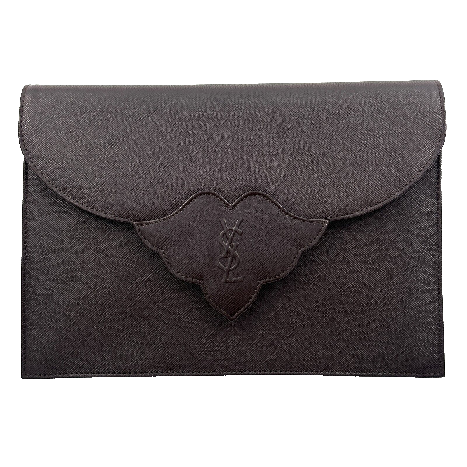 Saint Laurent YVES SAINT LAURENT Clutch Brown, Leather