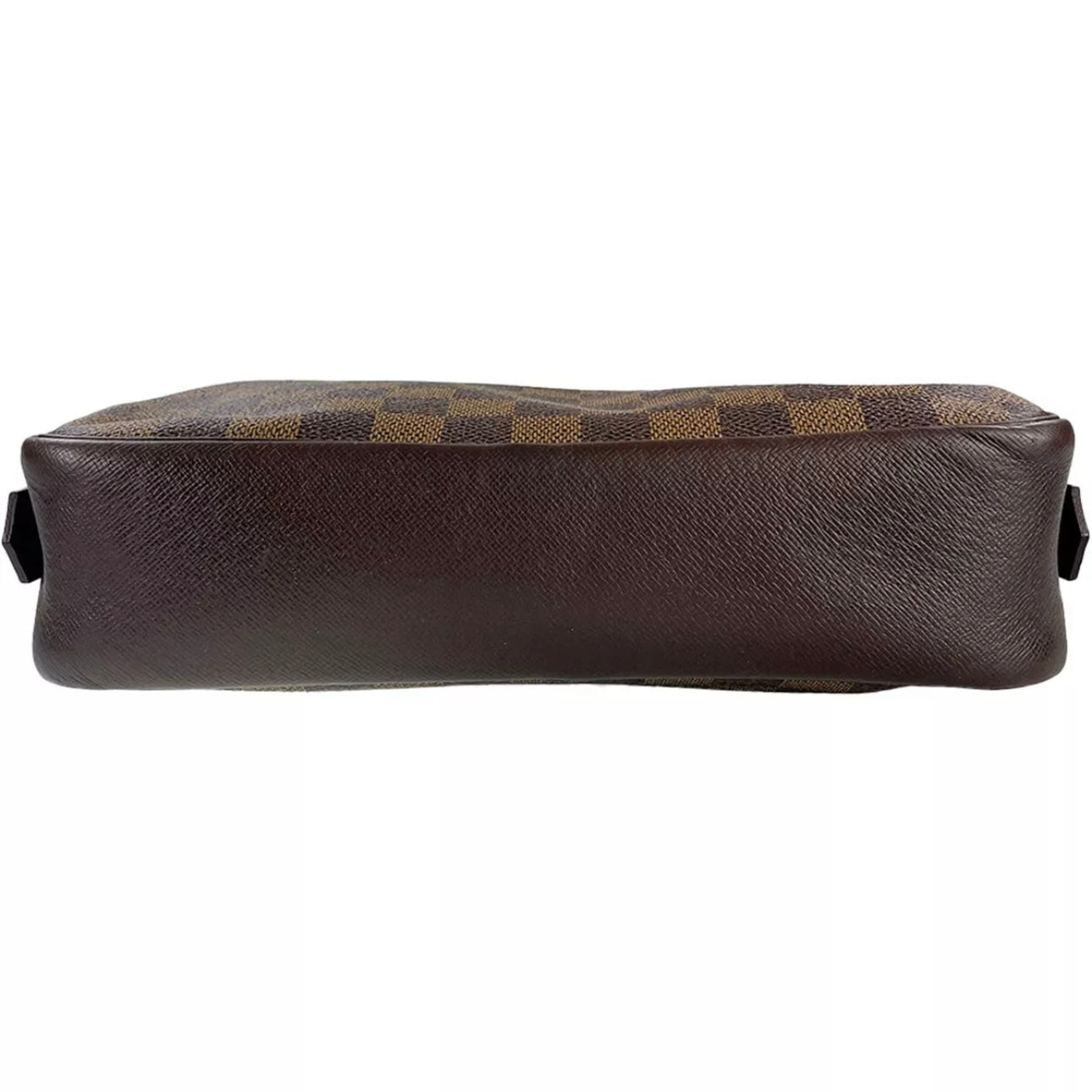 Louis Vuitton Damier Trousse Toilette Leather Coated Canvas Brown Pouch