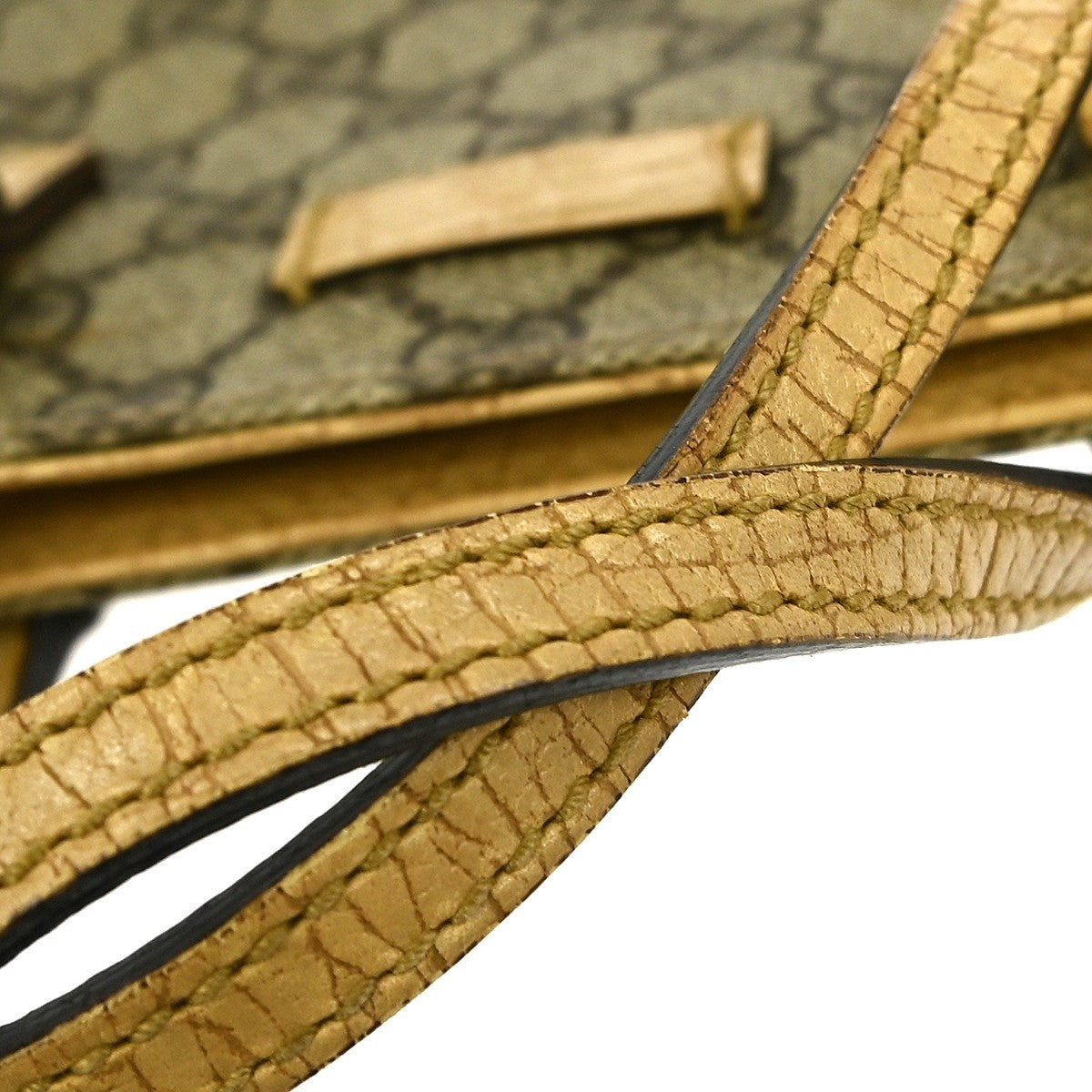 Gucci GG Handbag - Brown, PVC 