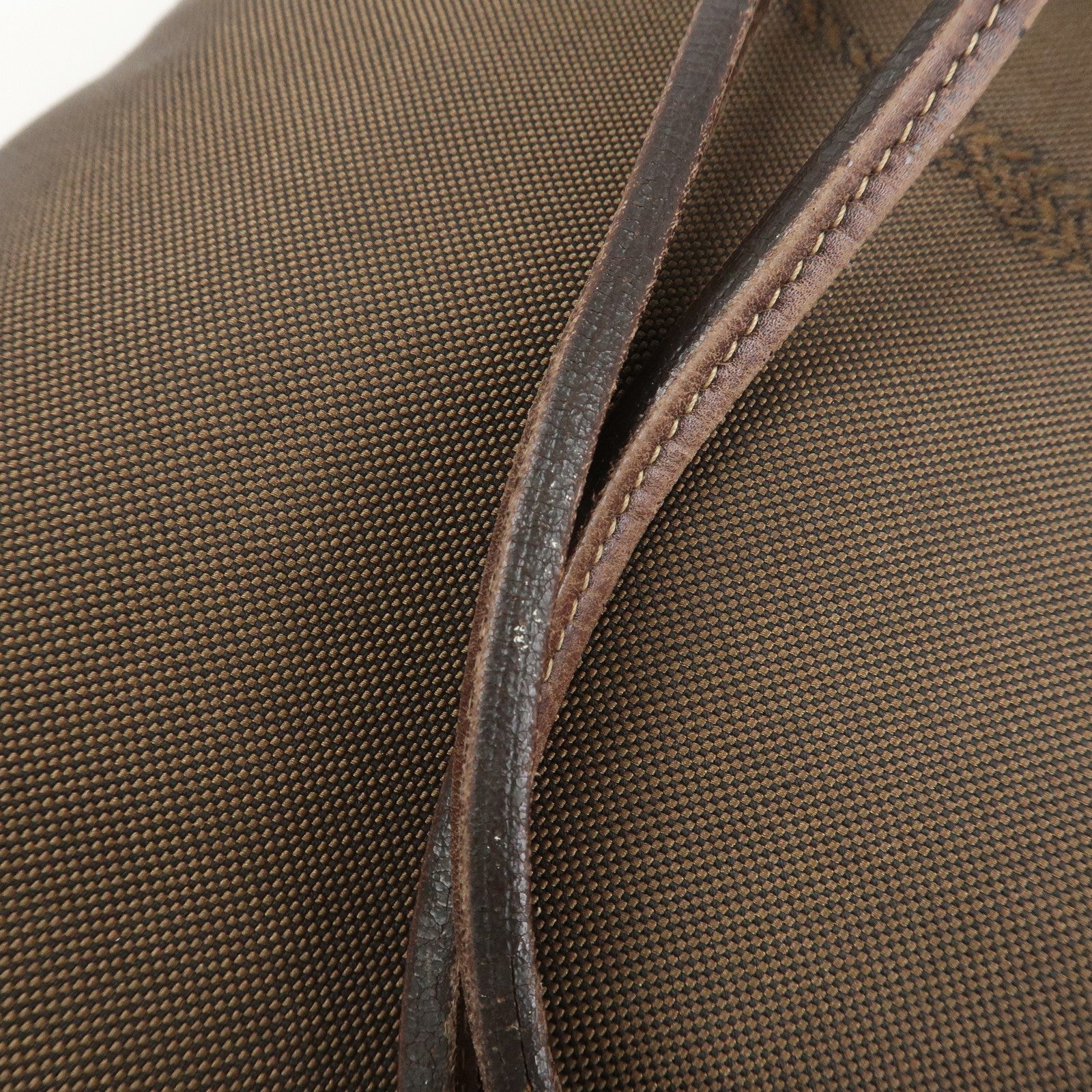 Prada Tote Bag - Brown, Jacquard Canvas, Leather