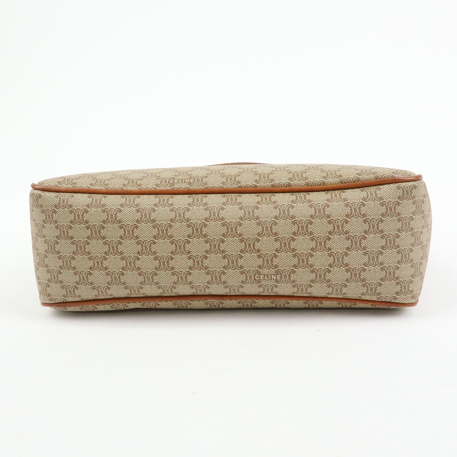 Celine Macadam Hand Bag - Beige, PVC Leather
