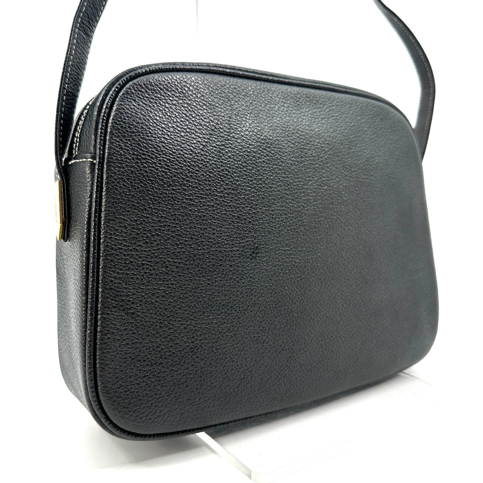 Saint Laurent Yves Shoulder Bag - Black, Leather