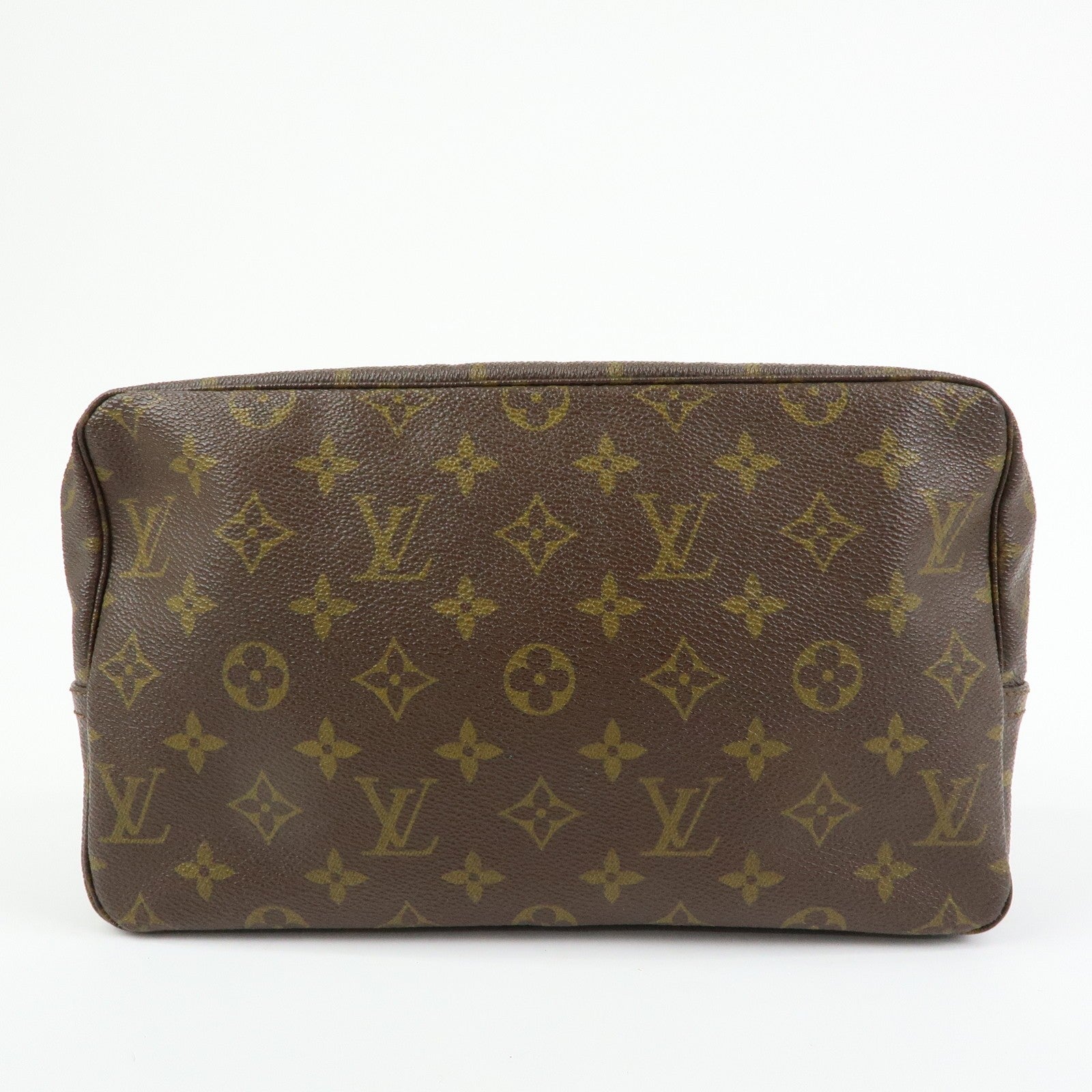 Louis Vuitton Trousse Toilette 28 Monogram Clutch - Brown, Leather
