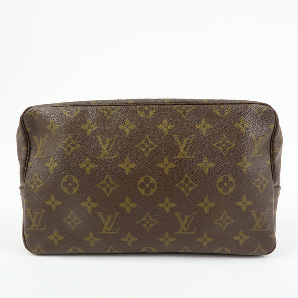 Louis Vuitton Trousse Toilette 28 Monogram Clutch - Brown, Leather