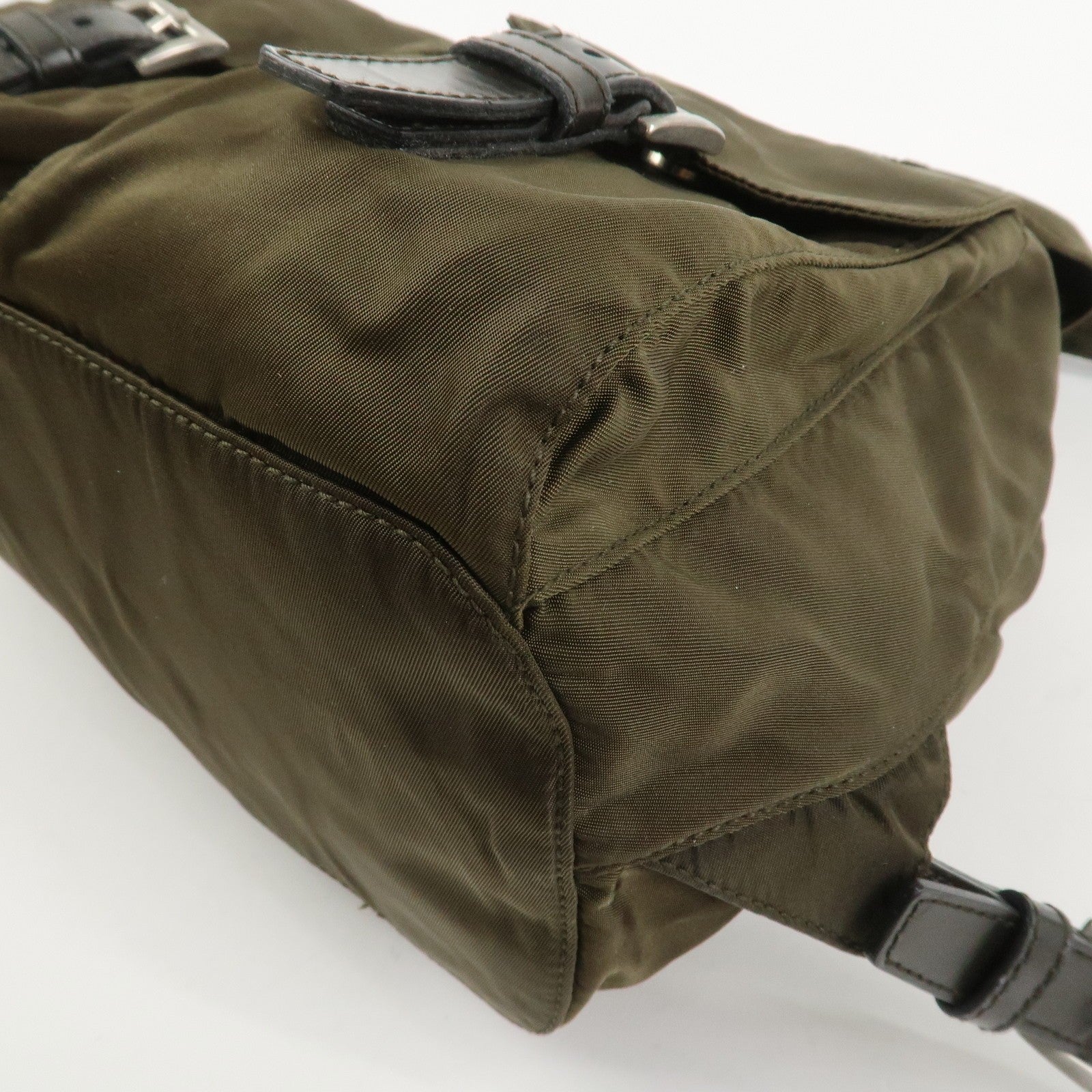 Prada Backpack - Khaki, Nylon and Leather