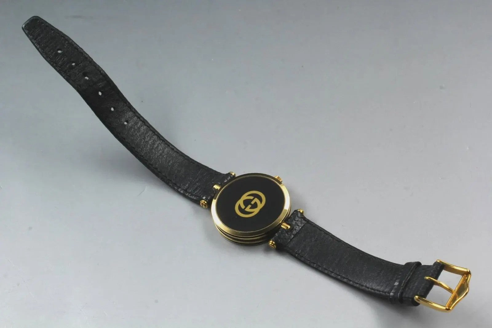 Gucci Man 2000M Wristwatch - Black, Leather 