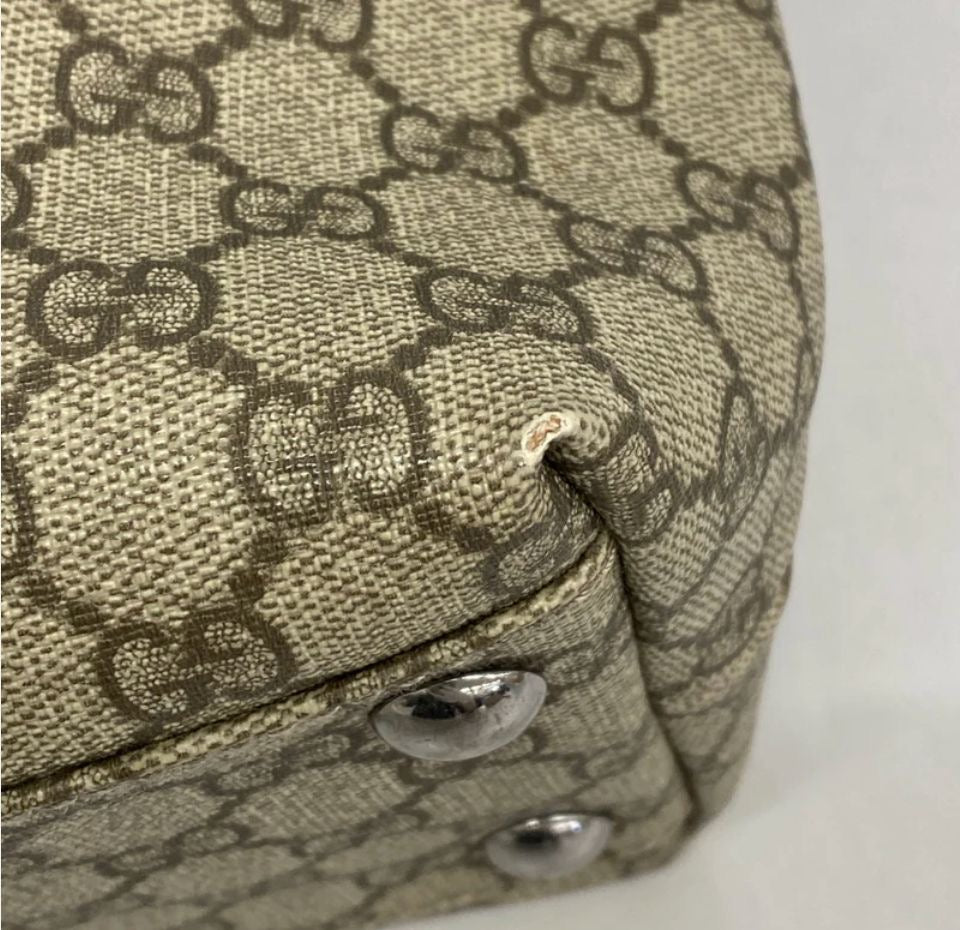 GUCCI GG SUPREME SHOULDER TOTE BAG