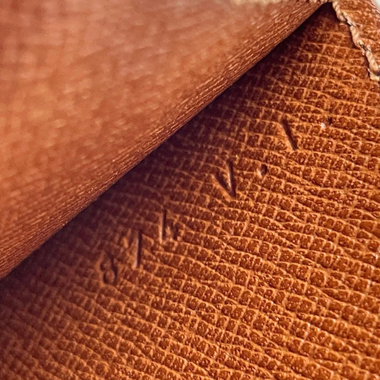 Monogram Chaillot Leather Brown Clutch bag