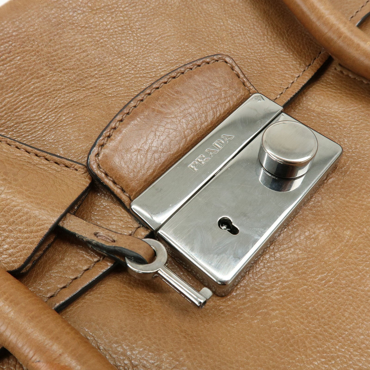 Prada 2Way Bag - Brown, Leather