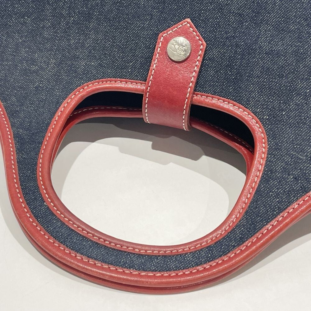 Burberry Blue Label Denim Shoulder Tote Bag - Blue, Denim