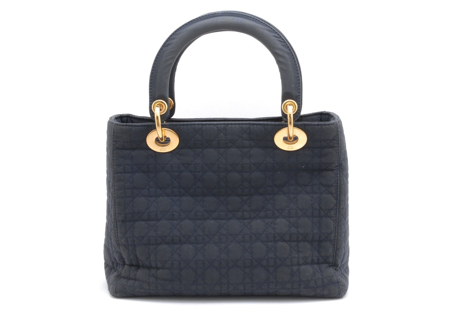 Christian Dior Lady Dior Handbag - Black, Nylon