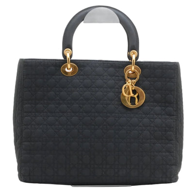 Christian Dior Lady Dior Handbag - Black, Nylon