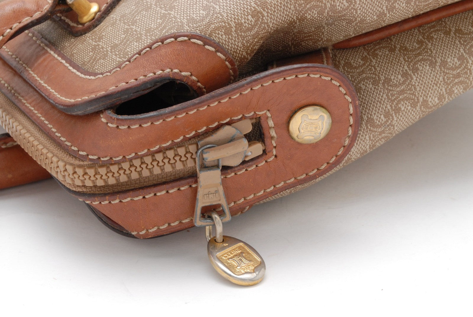 Celine Macadam Handbag - Brown, PVC
