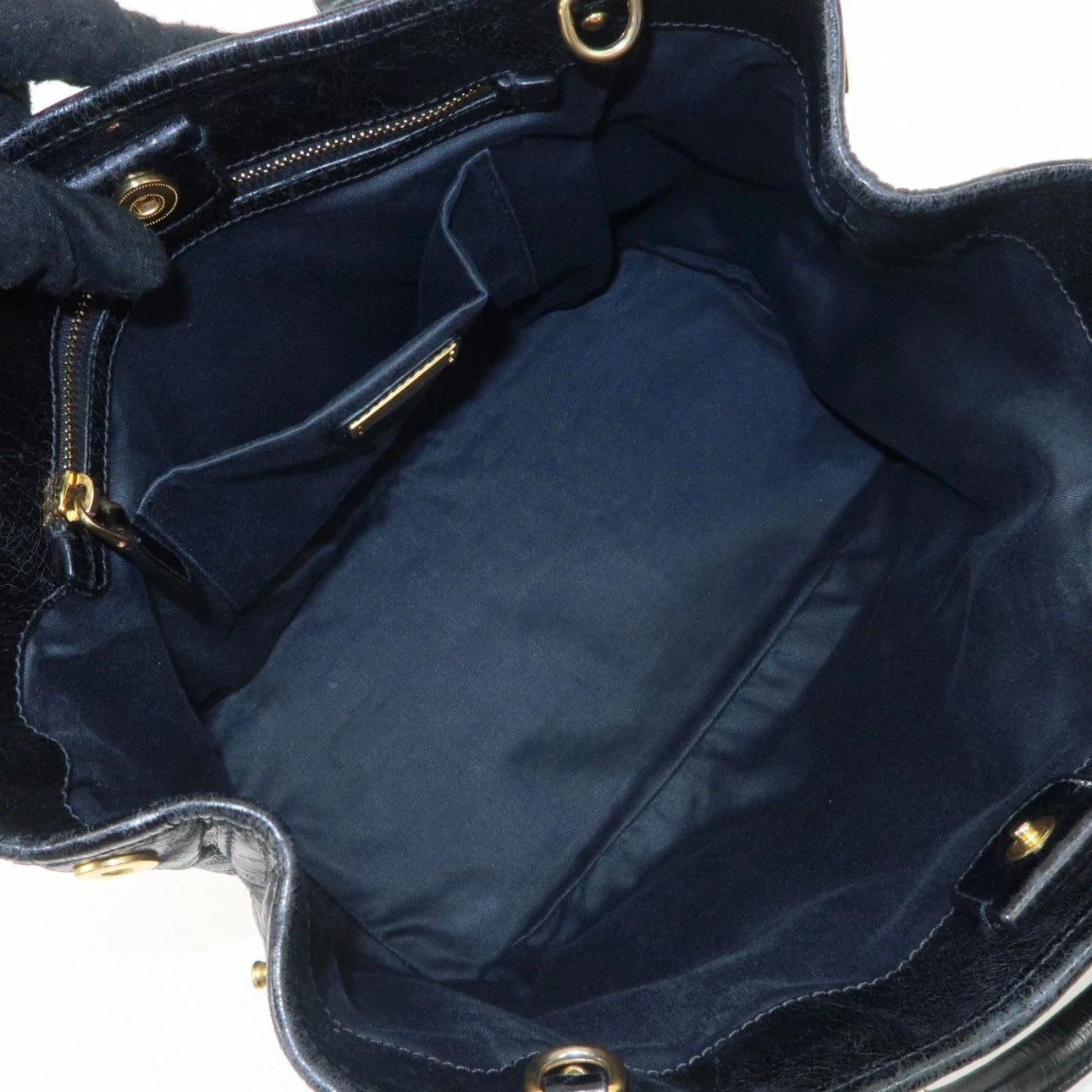 MIUMIU Leather Hand, crossbody Bag Black