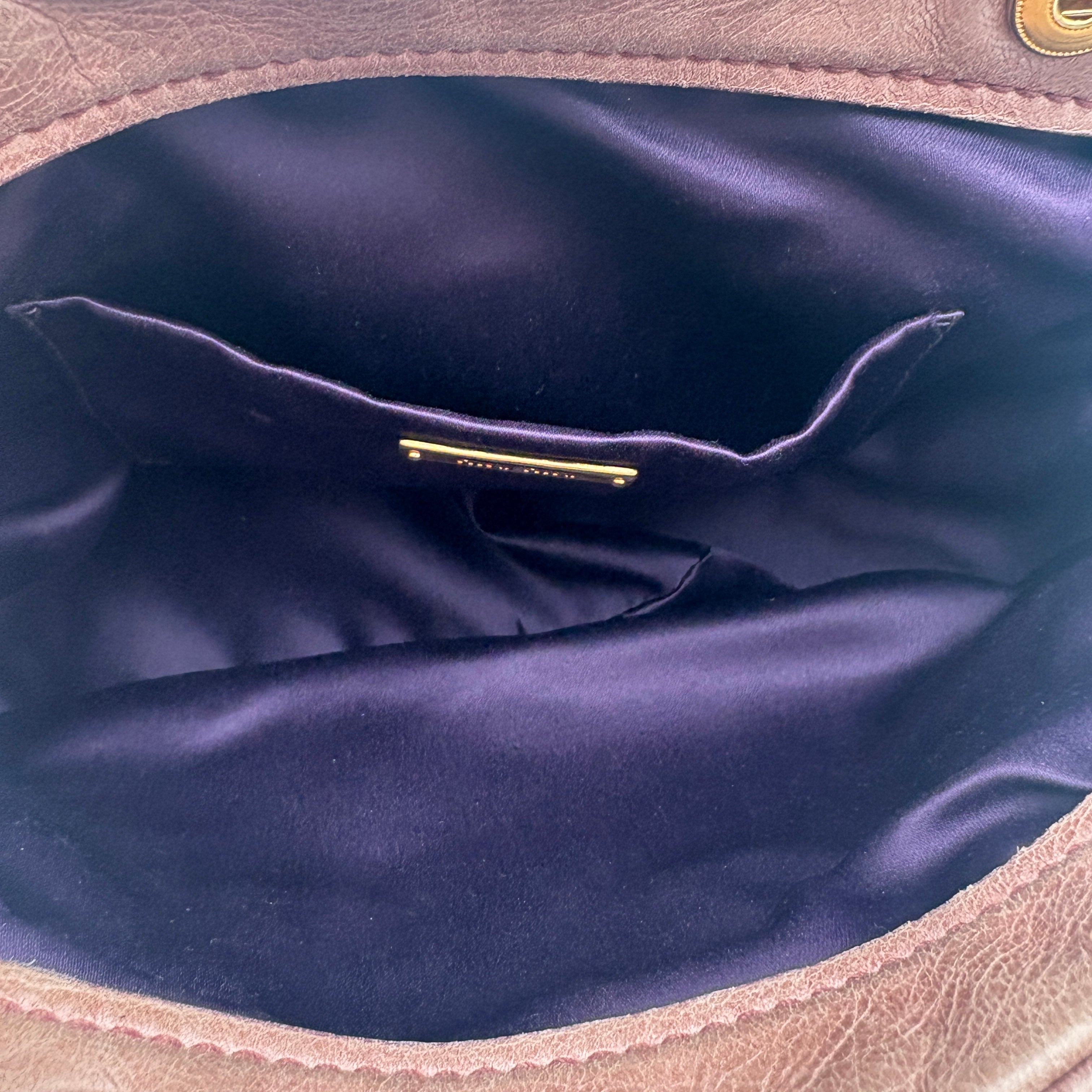 Miu Miu leather Pink Bag