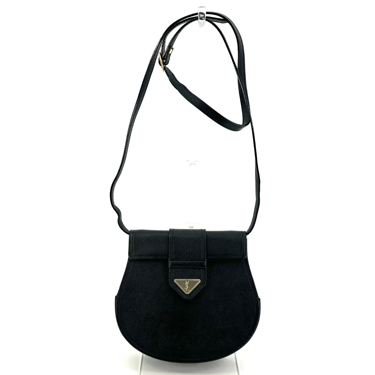Yves Saint Laurent Shoulder Bag Crossbody Leather Vintage